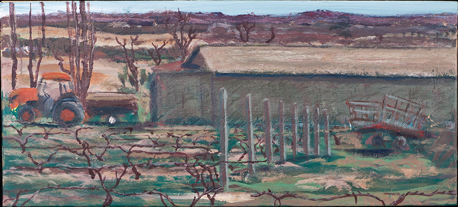 tractor grape arbors landscape