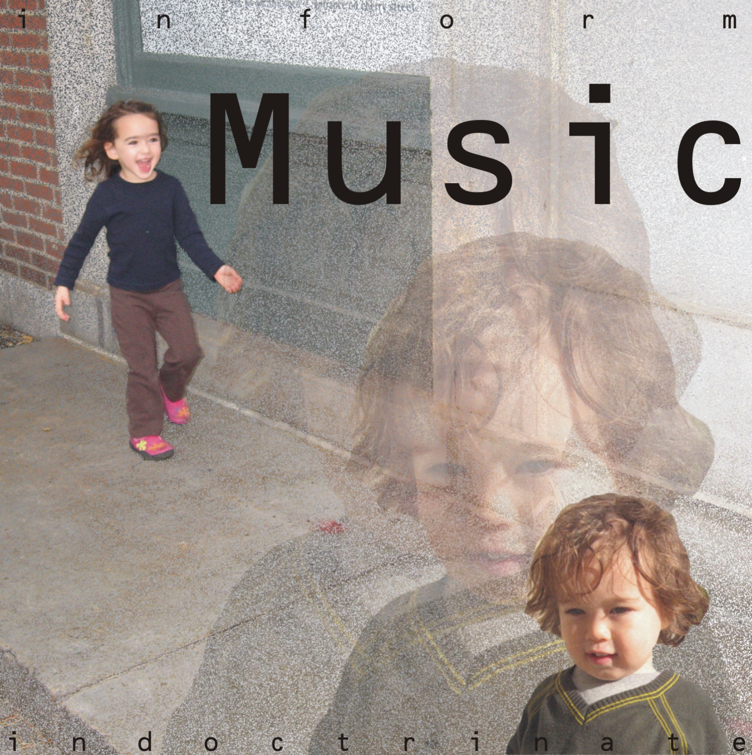 Cd sleeve for Inform Indoctrinate CD, Music for children